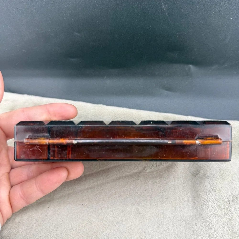 Vintage Plastic Compact Rootbeer READ
